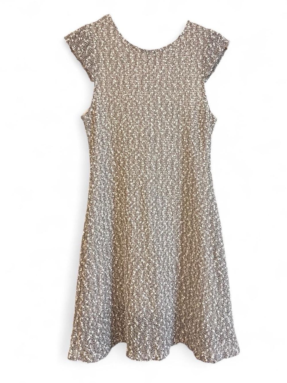Blue Joint Women’s Crochet texture A-Line Dress